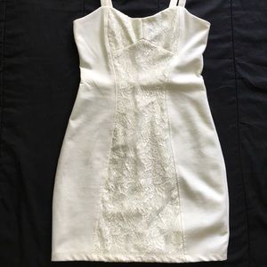 White form fitting Dress